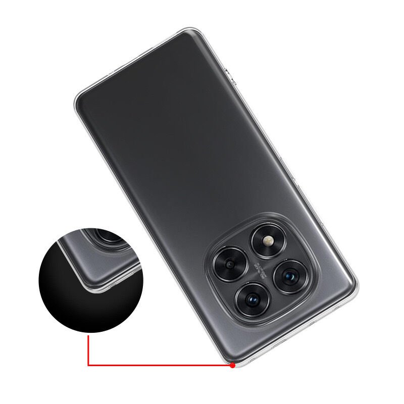 Xiaomi Redmi Note 14 Pro Plus Kılıf HEPTEKİLETİŞİM Süper Silikon Kapak
