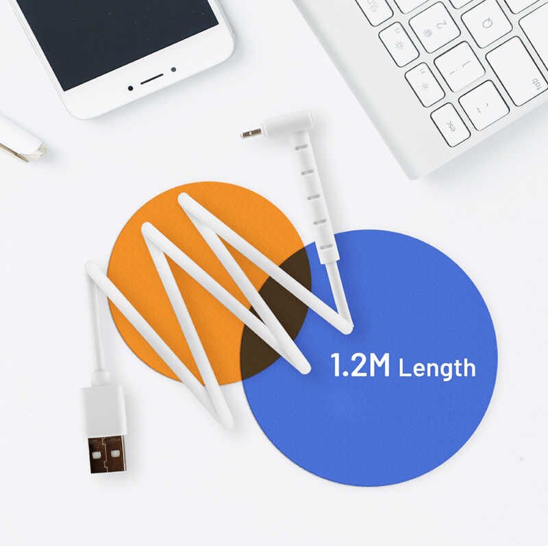 Roar Kick Stand Data Lightning Usb Kablo Beyaz