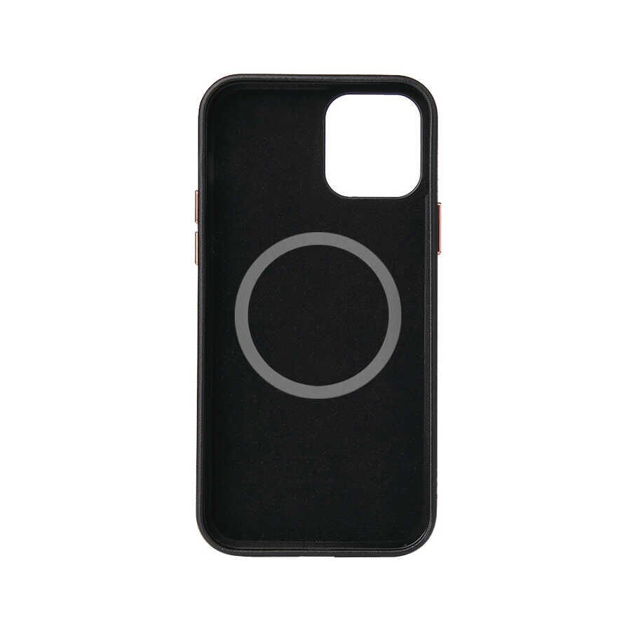 Apple iPhone 12 Mini Kılıf HEPTEKİLETİŞİM Leathersafe Wireless Kapak