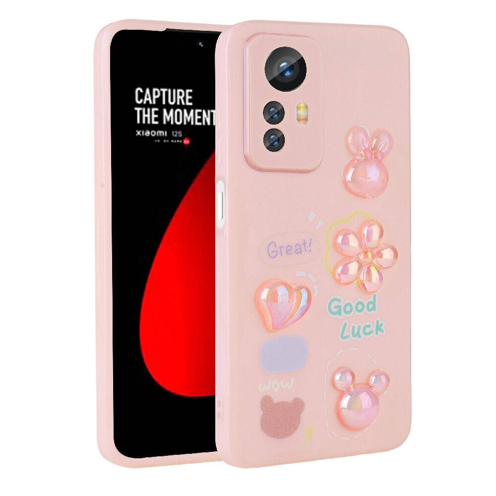 Xiaomi Redmi Note 12S Kılıf Kabartma Figürlü Parlak HEPTEKİLETİŞİM Toys Silikon Kapak