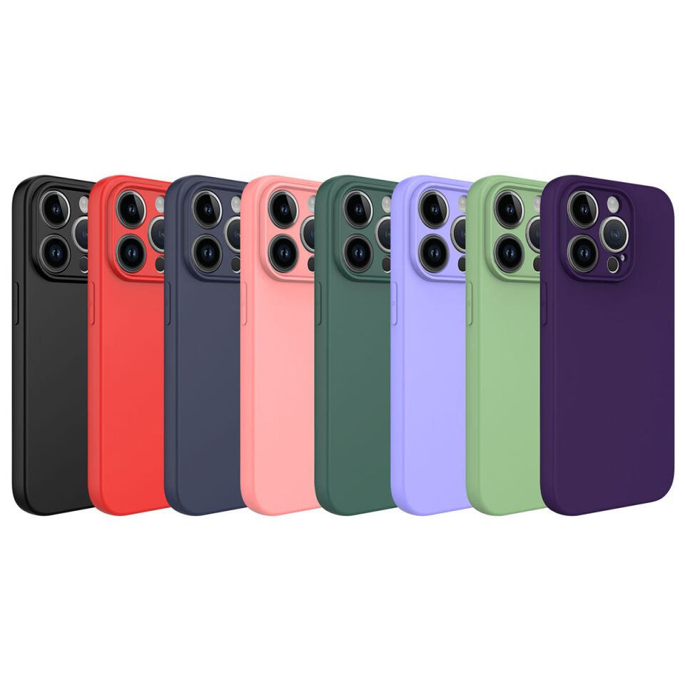 Apple iPhone 14 Pro Max Kılıf HEPTEKİLETİŞİM Kamera Korumalı Mara Lansman Kapak