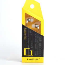 Yüksek Kalite ve Ses Performanslı Kulaklık (Lapas C1 3.5mm Kulaklık) Füme