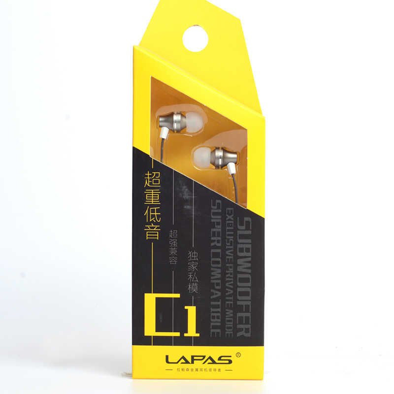 Yüksek Kalite ve Ses Performanslı Kulaklık (Lapas C1 3.5mm Kulaklık) Füme