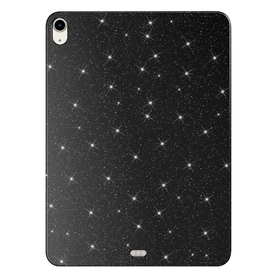 Apple Ipad 10. Nesil 10.9'' 2022 Tablet Kılıf with Glittering Tam Korumalı (Koton Case) Siyah