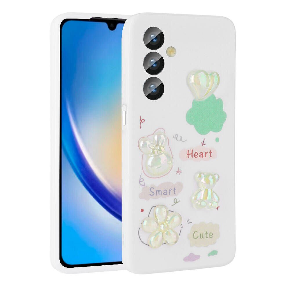 Samsung Galaxy A23 4G Kılıf Kabartma Figürlü Parlak HEPTEKİLETİŞİM Toys Silikon Kapak