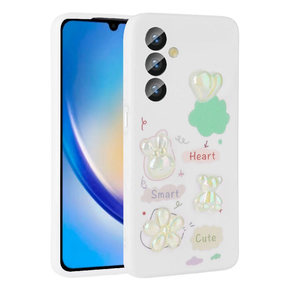 Samsung Galaxy A23 4G Kılıf Kabartma Figürlü Parlak HEPTEKİLETİŞİM Toys Silikon Kapak