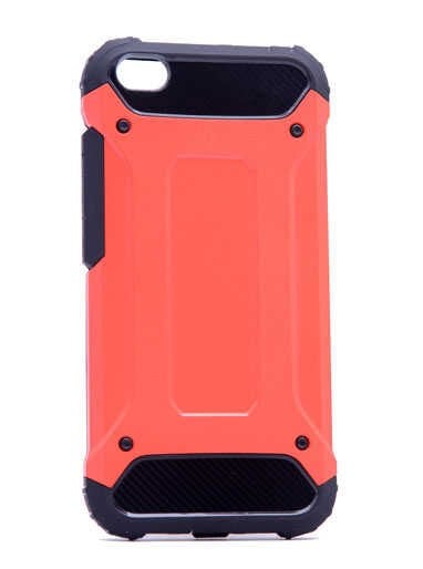 Xiaomi Mi 5 Kılıf Armor Köşe Korumalı Çift Katman Tank Zırh Kapak (CRASH) Kırmızı