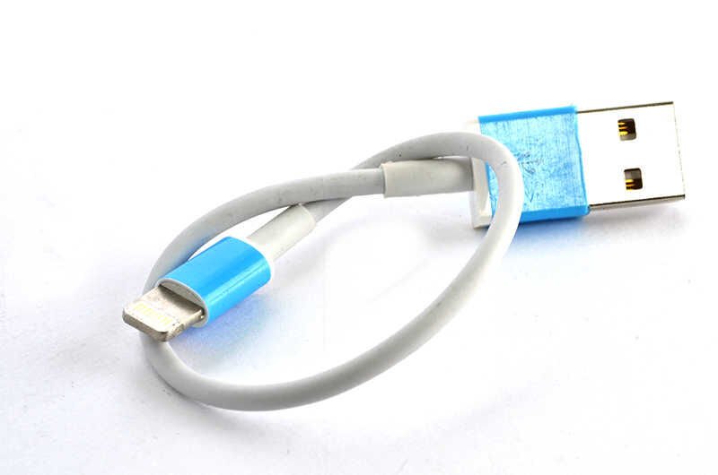 Lightning Beyaz 25-30 Cm Kısa Usb Kablo Beyaz