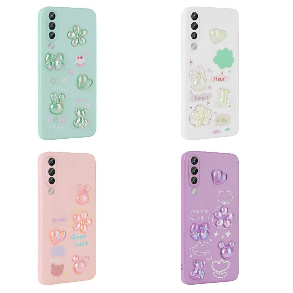 Samsung Galaxy A70 Kılıf Kabartma Figürlü Parlak HEPTEKİLETİŞİM Toys Silikon Kapak