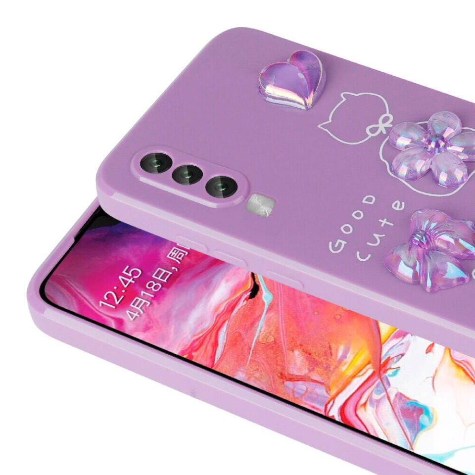 Samsung Galaxy A70 Kılıf Kabartma Figürlü Parlak HEPTEKİLETİŞİM Toys Silikon Kapak