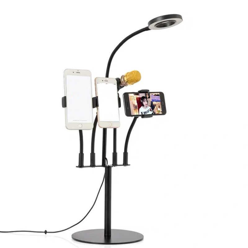 HEPTEKİLETİŞİM 5 in 1 Işıklı Telefon Tutucu Ring Light