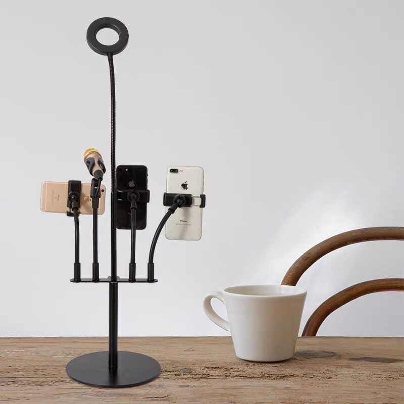 HEPTEKİLETİŞİM 5 in 1 Işıklı Telefon Tutucu Ring Light