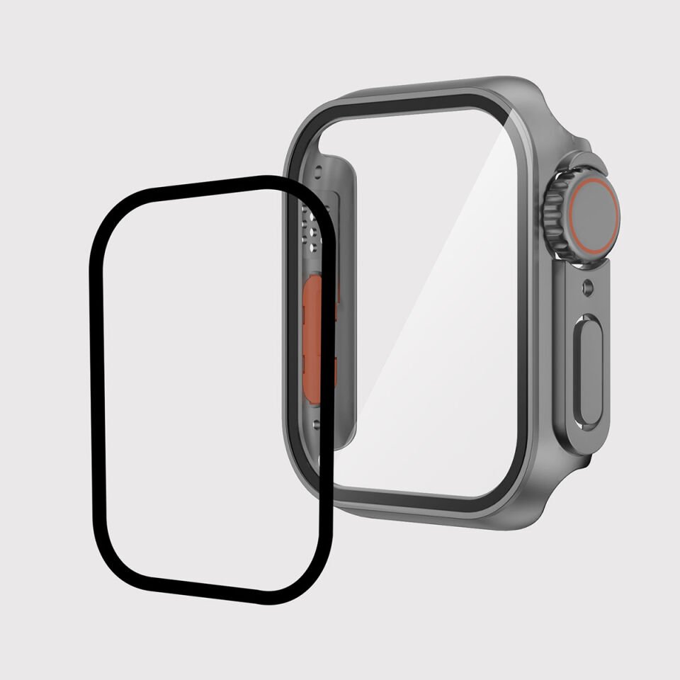 Apple Watch 42mm - Watch Ultra 49mm Kasa Dönüştürücü ve Ekran Koruyucu HEPTEKİLETİŞİM Watch Gard 26