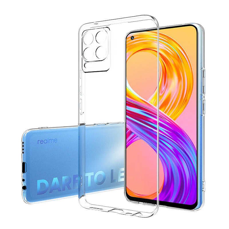 Realme 8 Pro Kılıf HEPTEKİLETİŞİM Süper Silikon Kapak