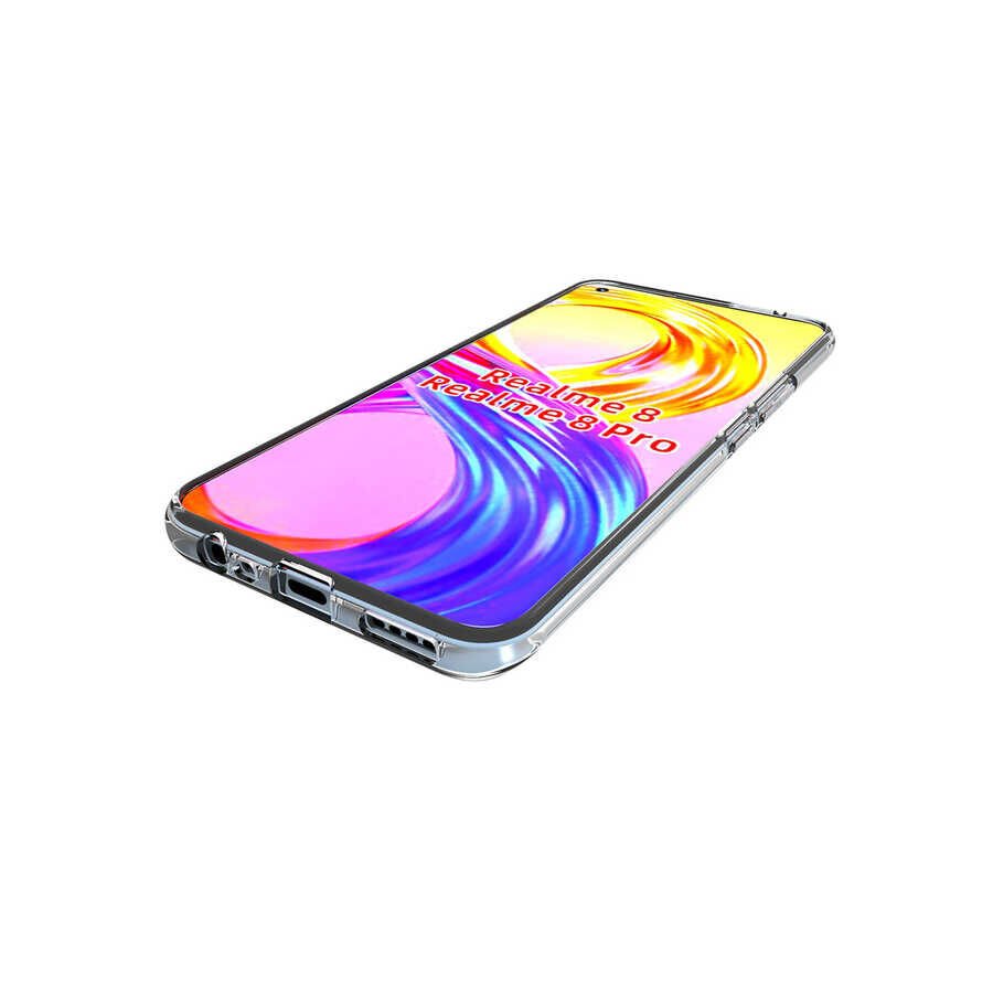 Realme 8 Pro Kılıf HEPTEKİLETİŞİM Süper Silikon Kapak
