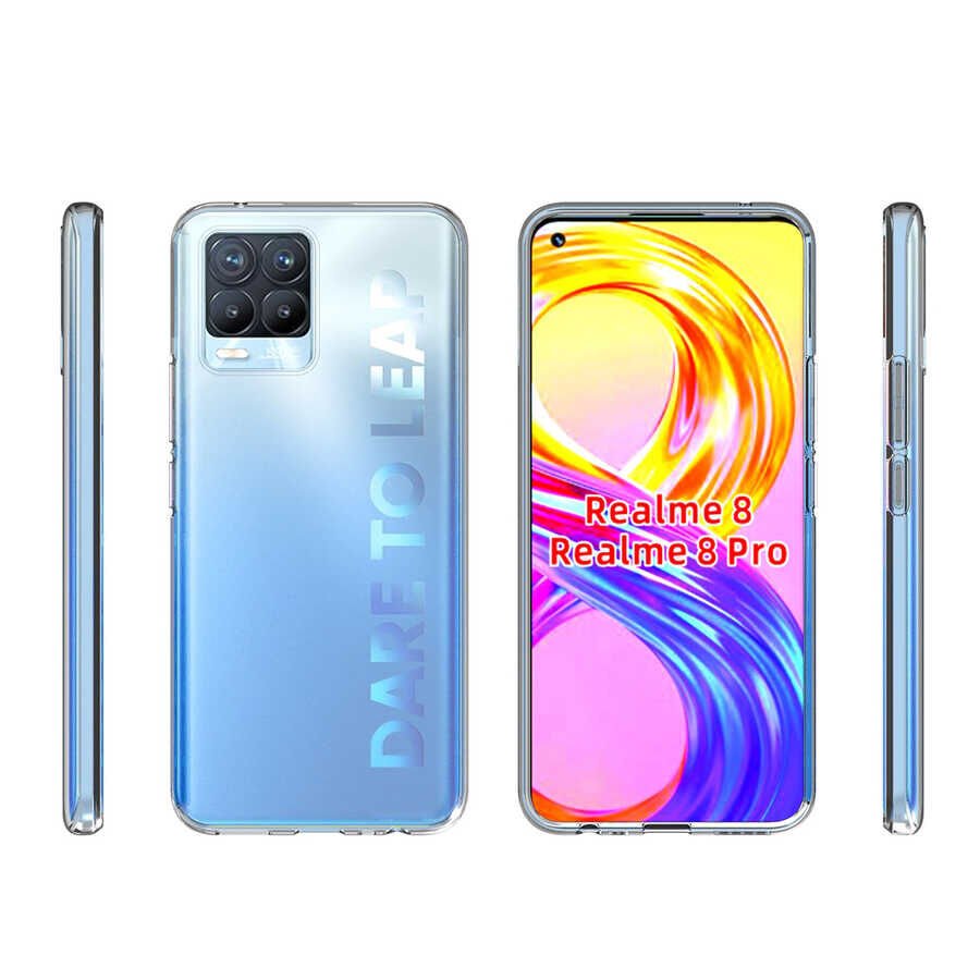 Realme 8 Pro Kılıf HEPTEKİLETİŞİM Süper Silikon Kapak