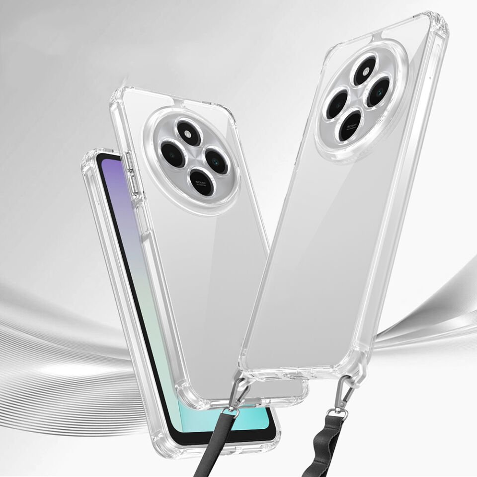 Xiaomi Redmi 14C 4G Kılıf Airbagli Takılabilir Askı Aparatlı HEPTEKİLETİŞİM Snap Silikon Kapak
