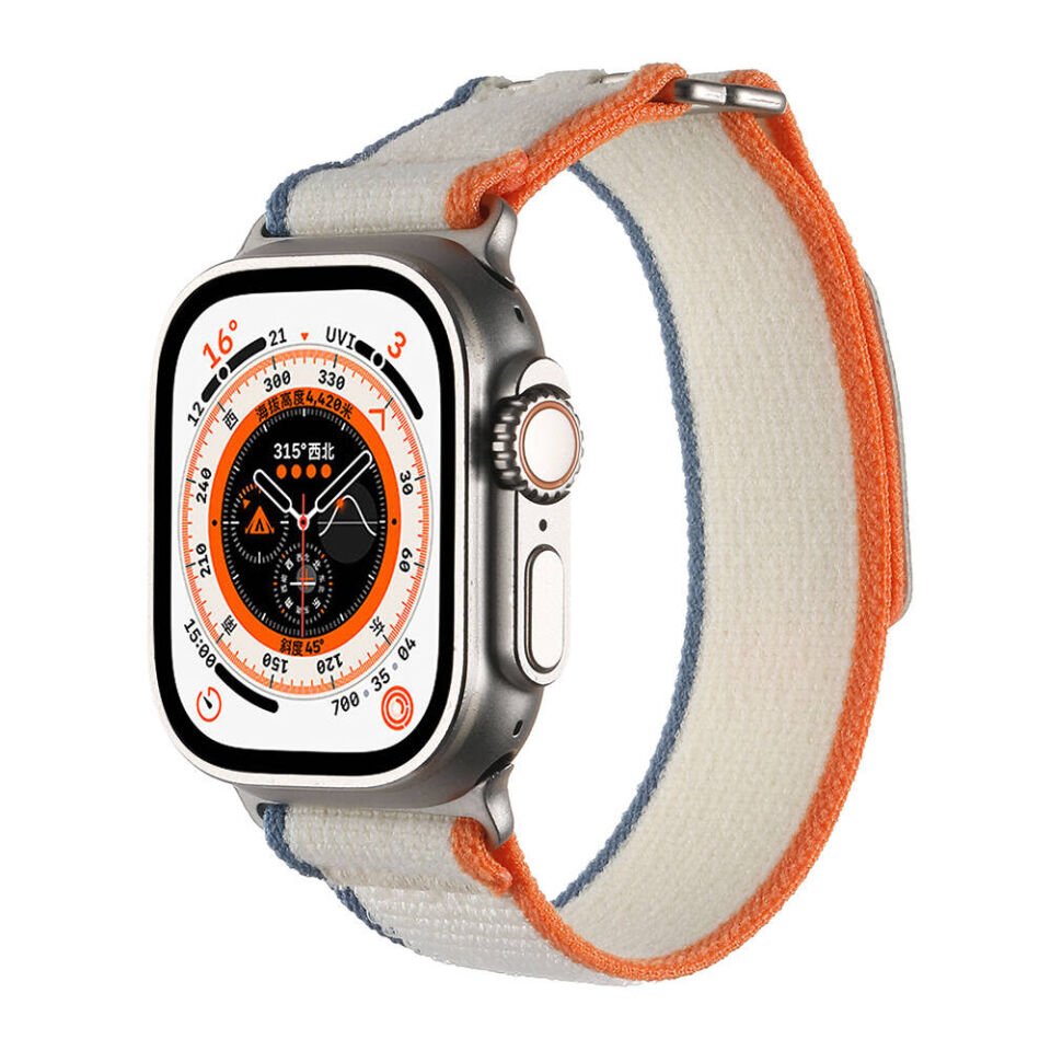 Apple Watch Ultra 49mm Hasır Kordon HEPTEKİLETİŞİM KRD-106 Strap Kayış
