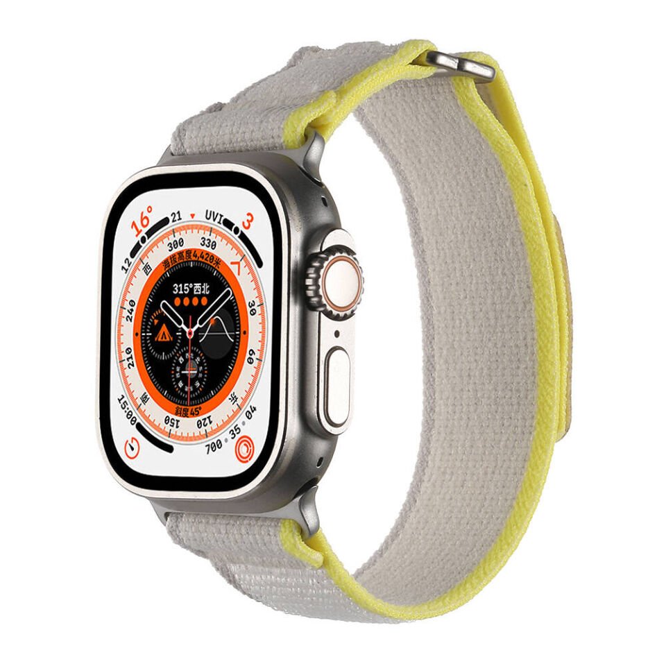Apple Watch Ultra 49mm Hasır Kordon HEPTEKİLETİŞİM KRD-106 Strap Kayış