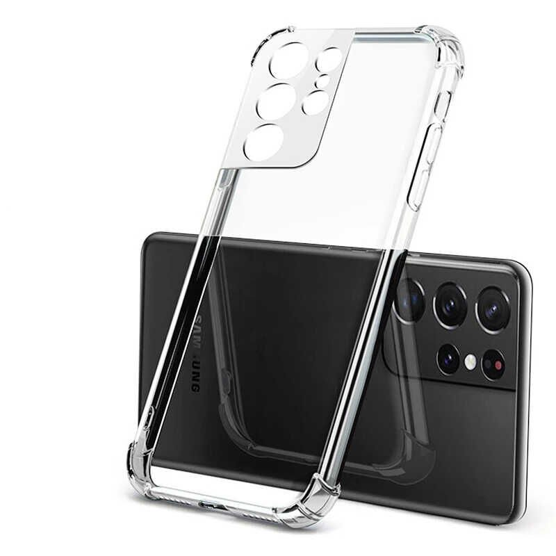 Samsung Galaxy S22 Ultra Kılıf HEPTEKİLETİŞİM Kamera Korumalı Nitro Anti Shock Silikon