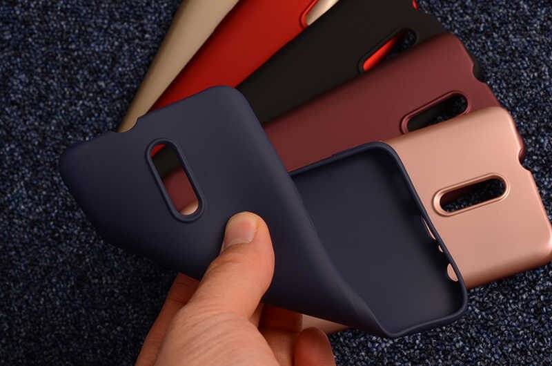 Oppo Reno Kılıf Yumuşak Dokulu Soft Esnek İnce Mat Renkli Silikon Kapak (PREMİER) Mürdüm