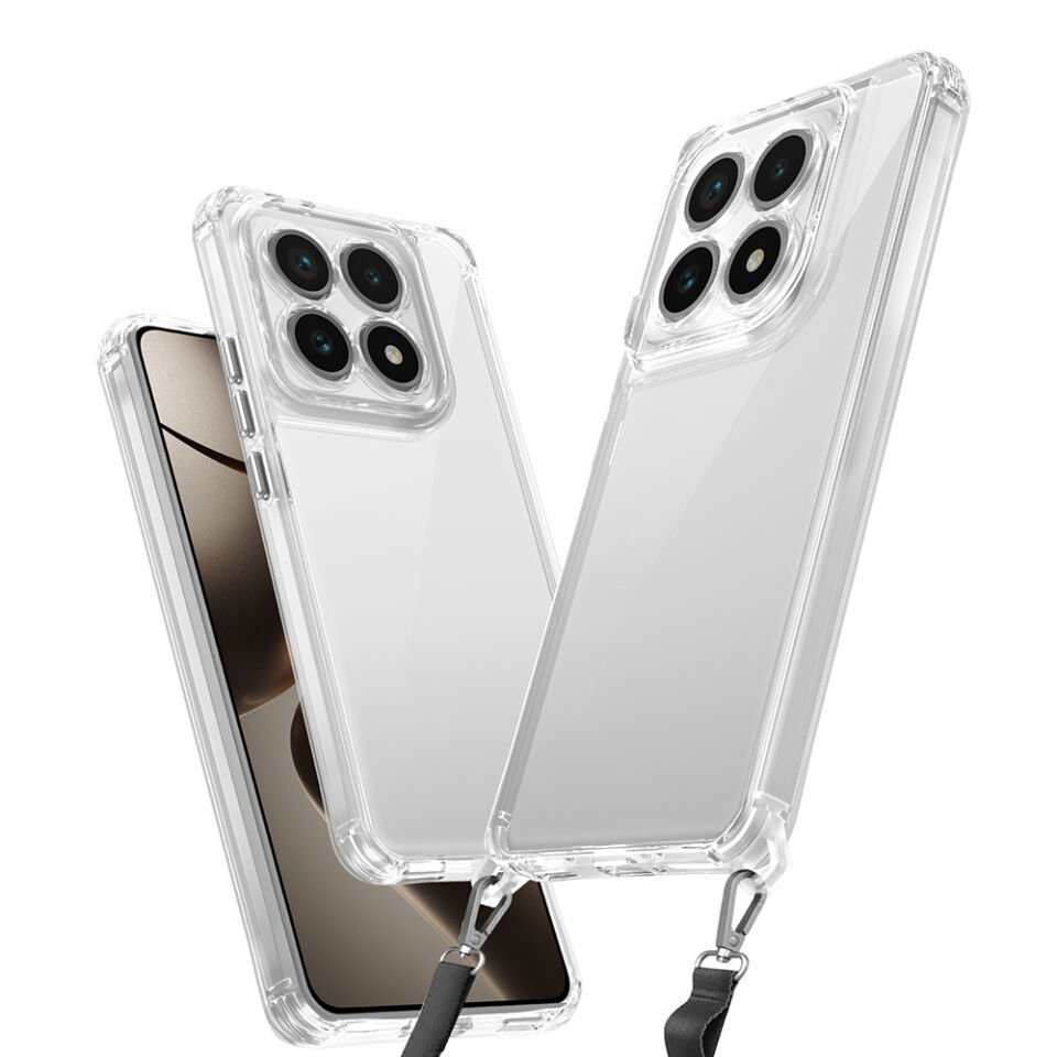 Xiaomi 14T Pro Kılıf Airbagli Takılabilir Askı Aparatlı HEPTEKİLETİŞİM Snap Silikon Kapak