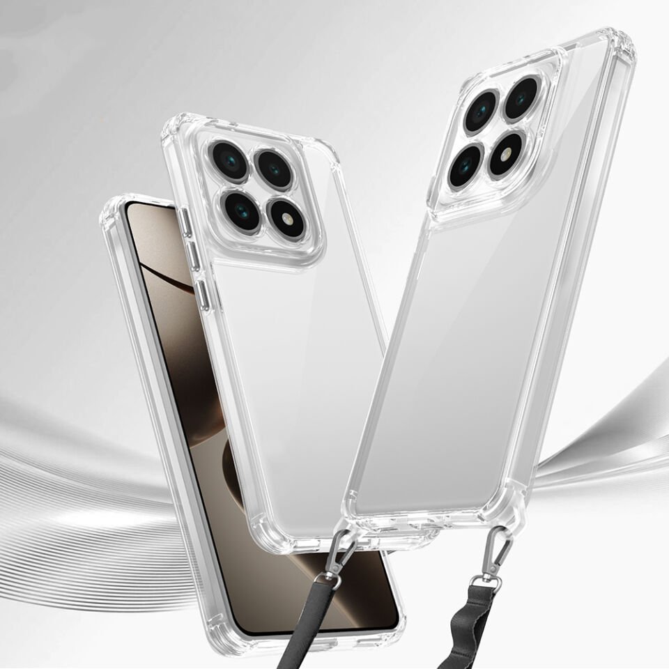 Xiaomi 14T Pro Kılıf Airbagli Takılabilir Askı Aparatlı HEPTEKİLETİŞİM Snap Silikon Kapak