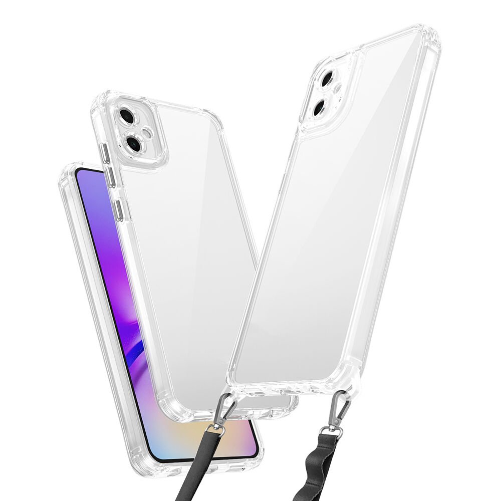 Galaxy A06 Kılıf Airbagli Takılabilir Askı Aparatlı HEPTEKİLETİŞİM Snap Silikon Kapak