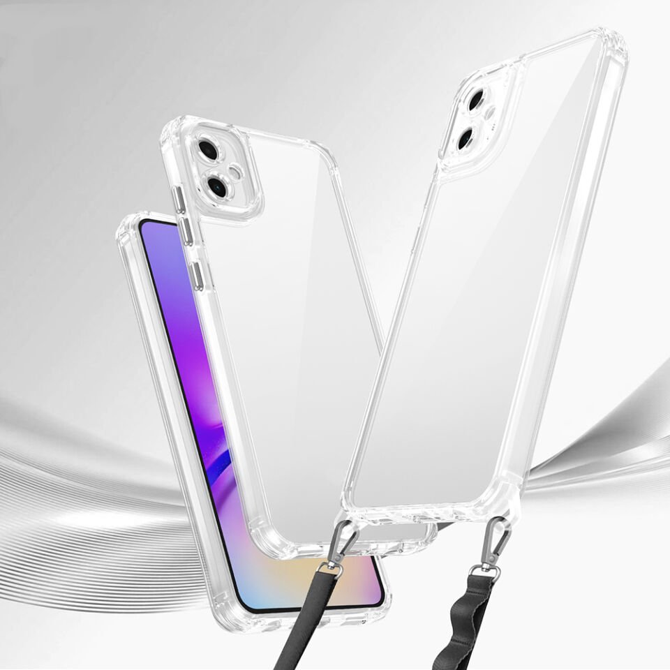 Galaxy A06 Kılıf Airbagli Takılabilir Askı Aparatlı HEPTEKİLETİŞİM Snap Silikon Kapak