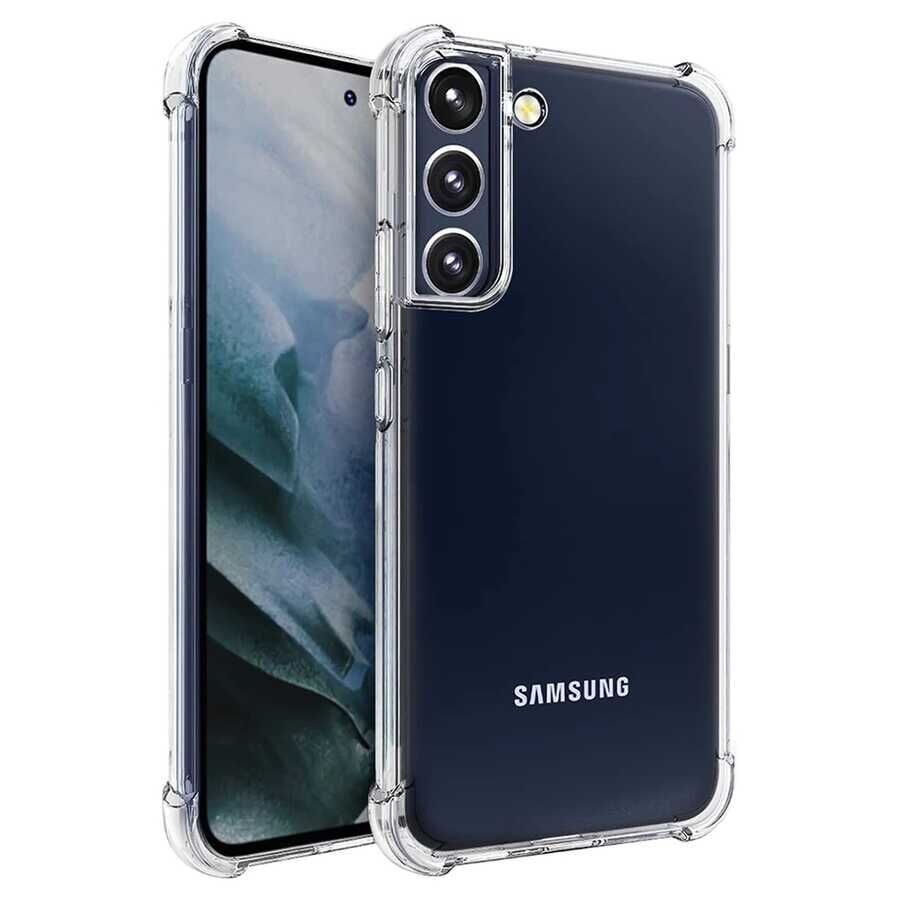 Samsung Galaxy S22 Plus Kılıf HEPTEKİLETİŞİM Kamera Korumalı Nitro Anti Shock Silikon