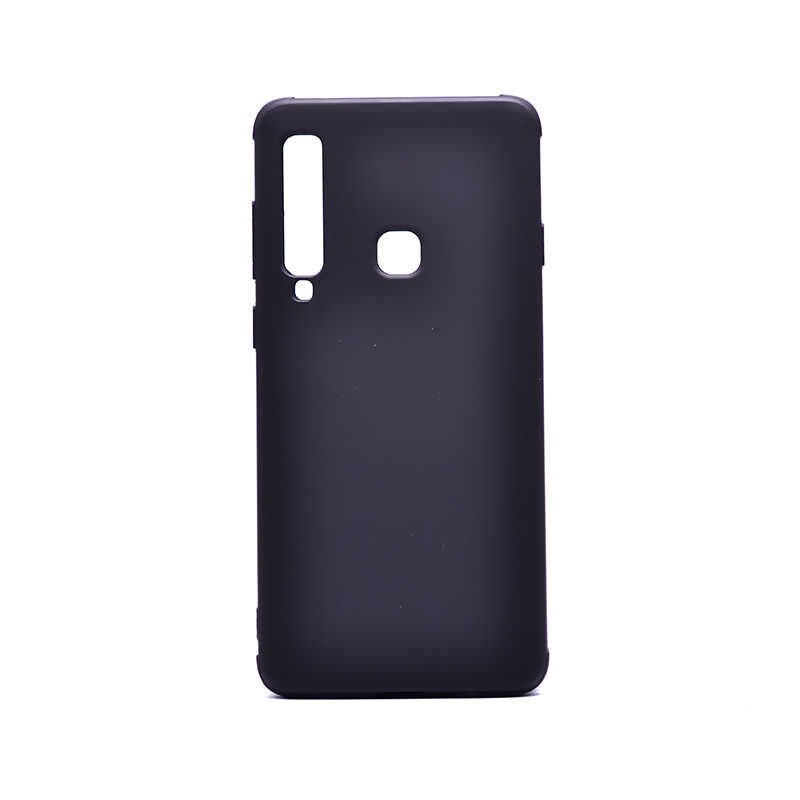 Samsung Galaxy A9 2018 Sililkon Mat Soft Yüzeyli Kapak (NEVA) Siyah
