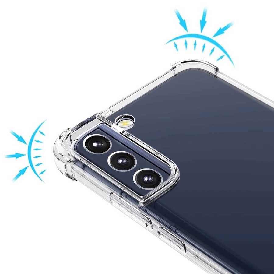 Samsung Galaxy S22 Kılıf HEPTEKİLETİŞİM Kamera Korumalı Nitro Anti Shock Silikon