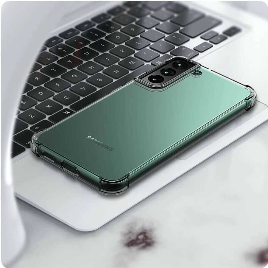 Samsung Galaxy S22 Kılıf HEPTEKİLETİŞİM Kamera Korumalı Nitro Anti Shock Silikon