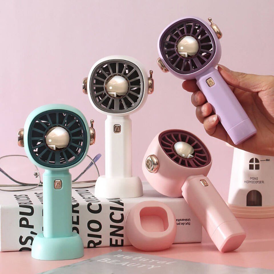 Mini Vantilatör Portatif Soğutucu Fan (ZB102) Lila