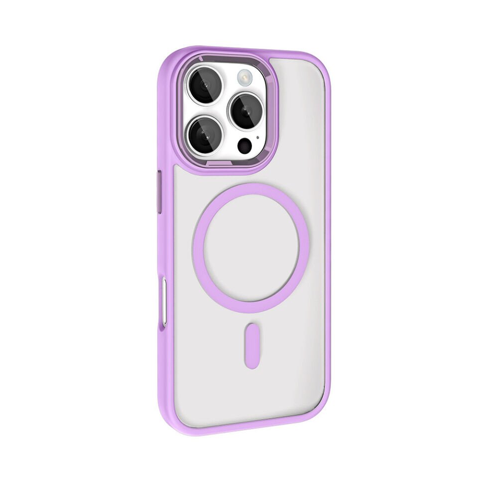 Apple iPhone 16 Pro Max Kılıf Wireless Şarj Özellikli HEPTEKİLETİŞİM Krom Magsafe Silikon Kapak