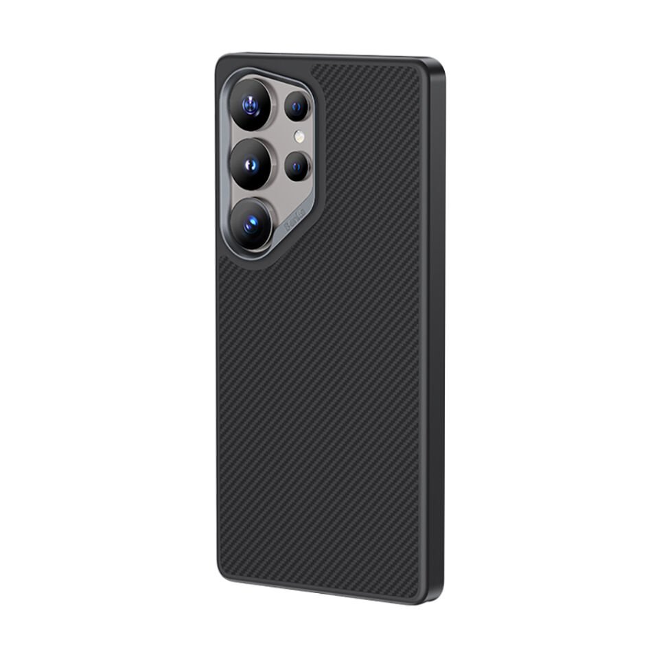 Samsung Galaxy S25 Ultra Kılıf Karbon Fiber Magsafe Şarj Özellikli Benks Hybrid ArmorPro 600D Kevlar Kapak