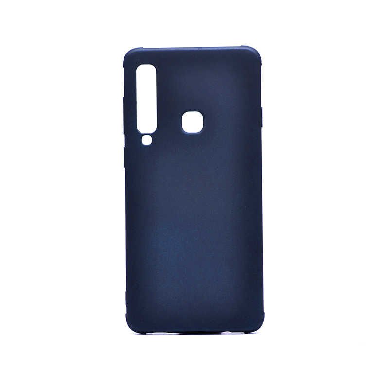 Samsung Galaxy A9 2018 Sililkon Mat Soft Yüzeyli Kapak (NEVA) Lacivert