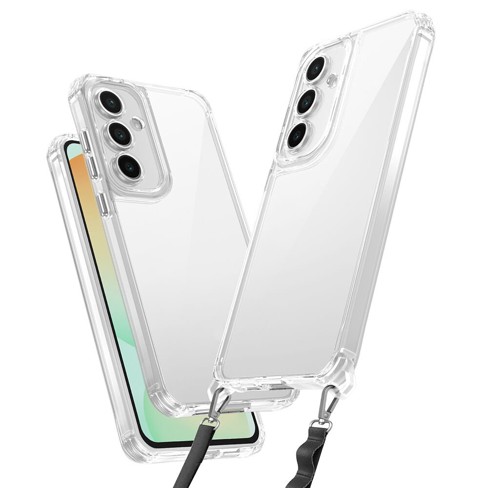 Galaxy A56 Kılıf Airbagli Takılabilir Askı Aparatlı HEPTEKİLETİŞİM Snap Silikon Kapak