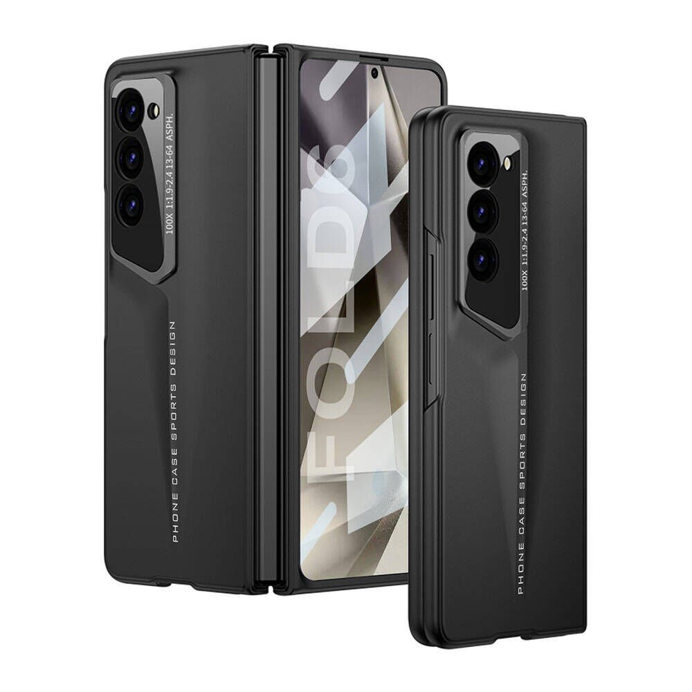 Samsung Galaxy Z Fold 6 Kılıf Ultra İnce Kamera Korumalı Sert Rubber Kapak (Procase) Siyah