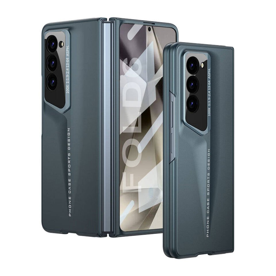 Samsung Galaxy Z Fold 6 Kılıf Ultra İnce Kamera Korumalı Sert Rubber Kapak (Procase) Siyah