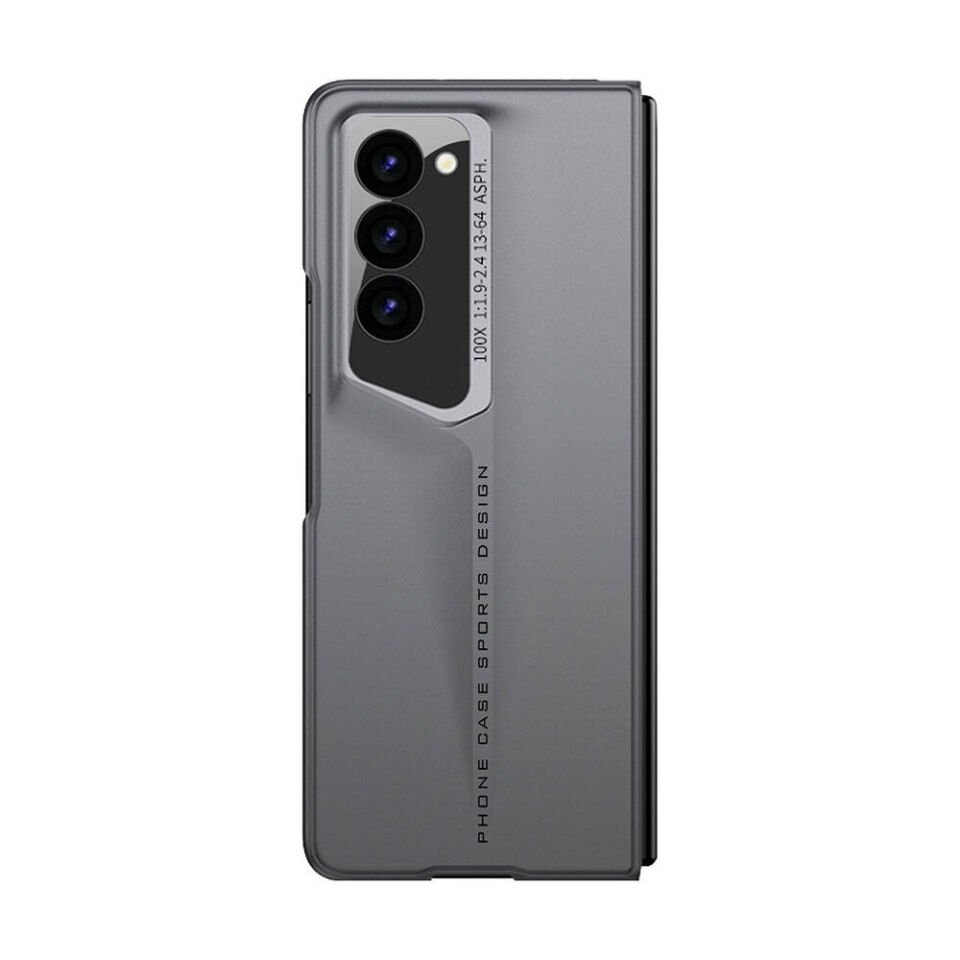 Samsung Galaxy Z Fold 6 Kılıf Ultra İnce Kamera Korumalı Sert Rubber Kapak (Procase) Gri