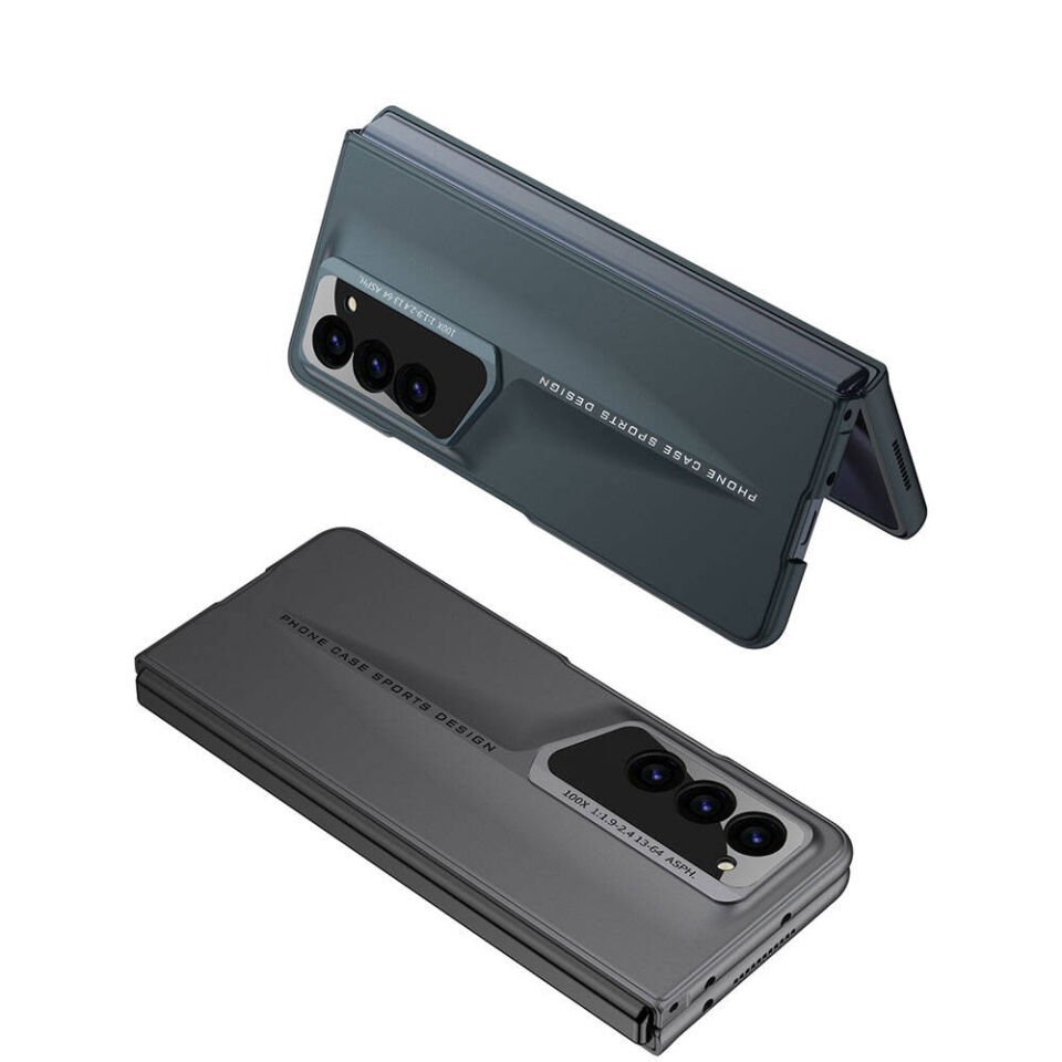 Samsung Galaxy Z Fold 6 Kılıf Ultra İnce Kamera Korumalı Sert Rubber Kapak (Procase) Gri