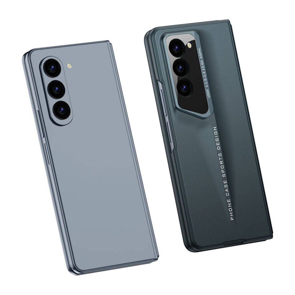 Samsung Galaxy Z Fold 6 Kılıf Ultra İnce Kamera Korumalı Sert Rubber Kapak (Procase) Gri