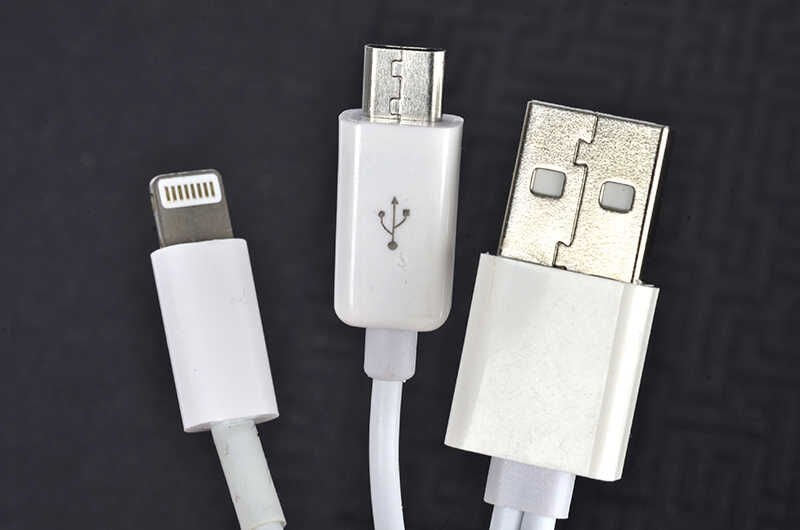 2 Uçlu Lightning-Micro Usb Kablo 1M Beyaz