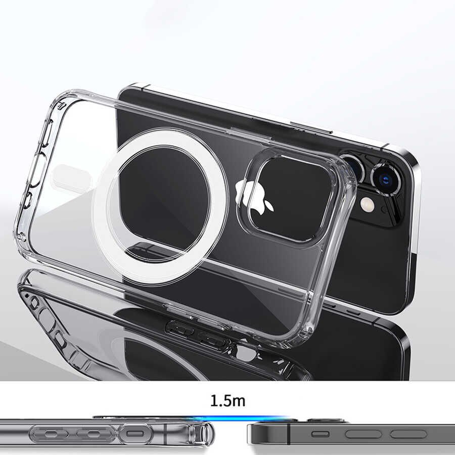 Apple iPhone 12 Pro Kılıf HEPTEKİLETİŞİM Tacsafe Wireless Kapak
