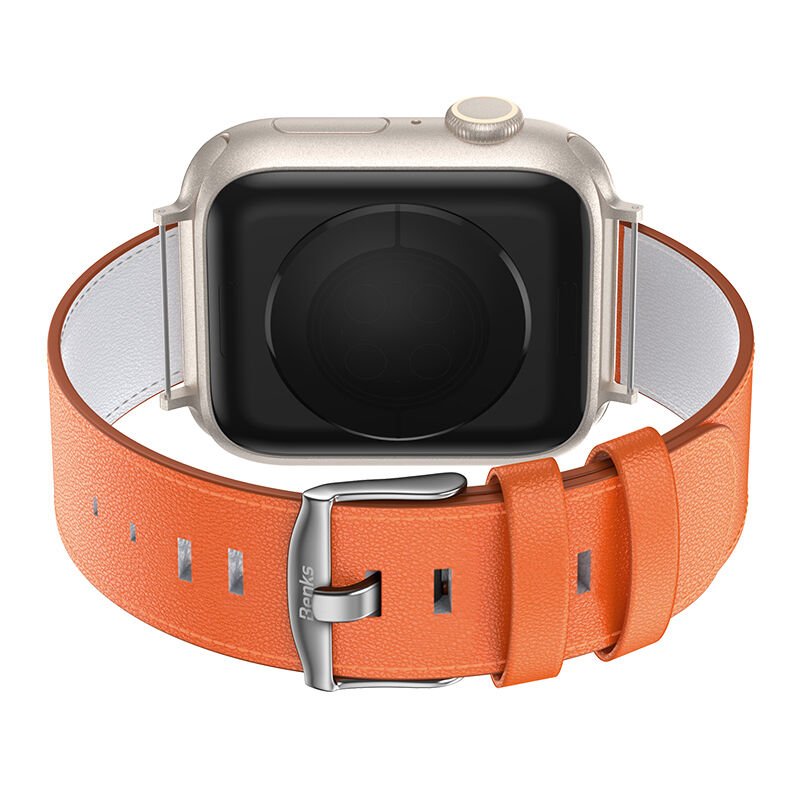 Apple Watch 42mm Benks Vintage Genuine Leather Serisi Deri Kordon Strap Kayış