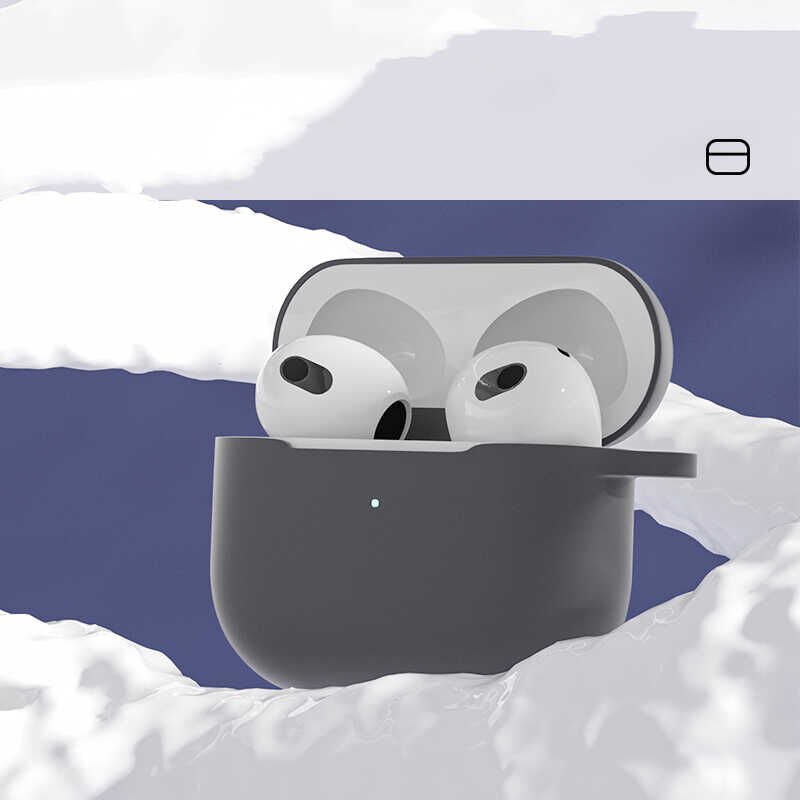 Apple Airpods 3. Nesil HEPTEKİLETİŞİM Standart Silikon Kılıf