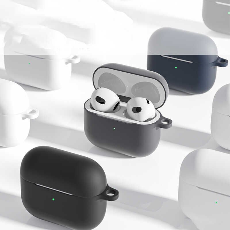 Apple Airpods 3. Nesil HEPTEKİLETİŞİM Standart Silikon Kılıf