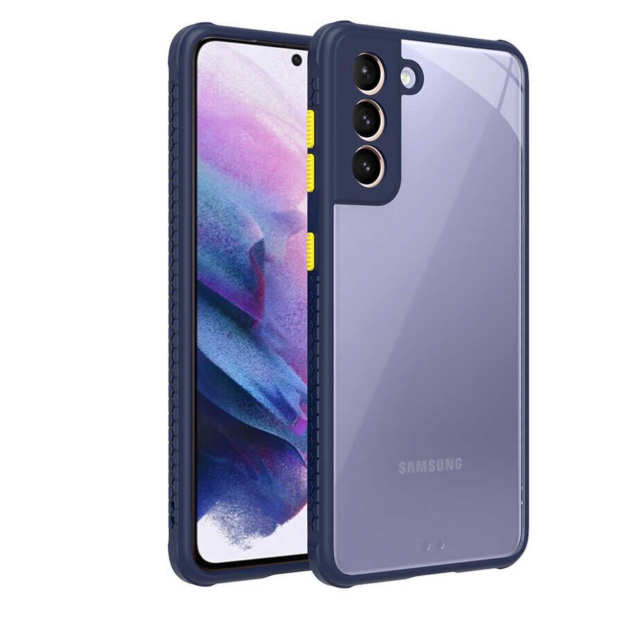 Galaxy S21 Kılıf ​​HEPTEKİLETİŞİM Kaff Kapak