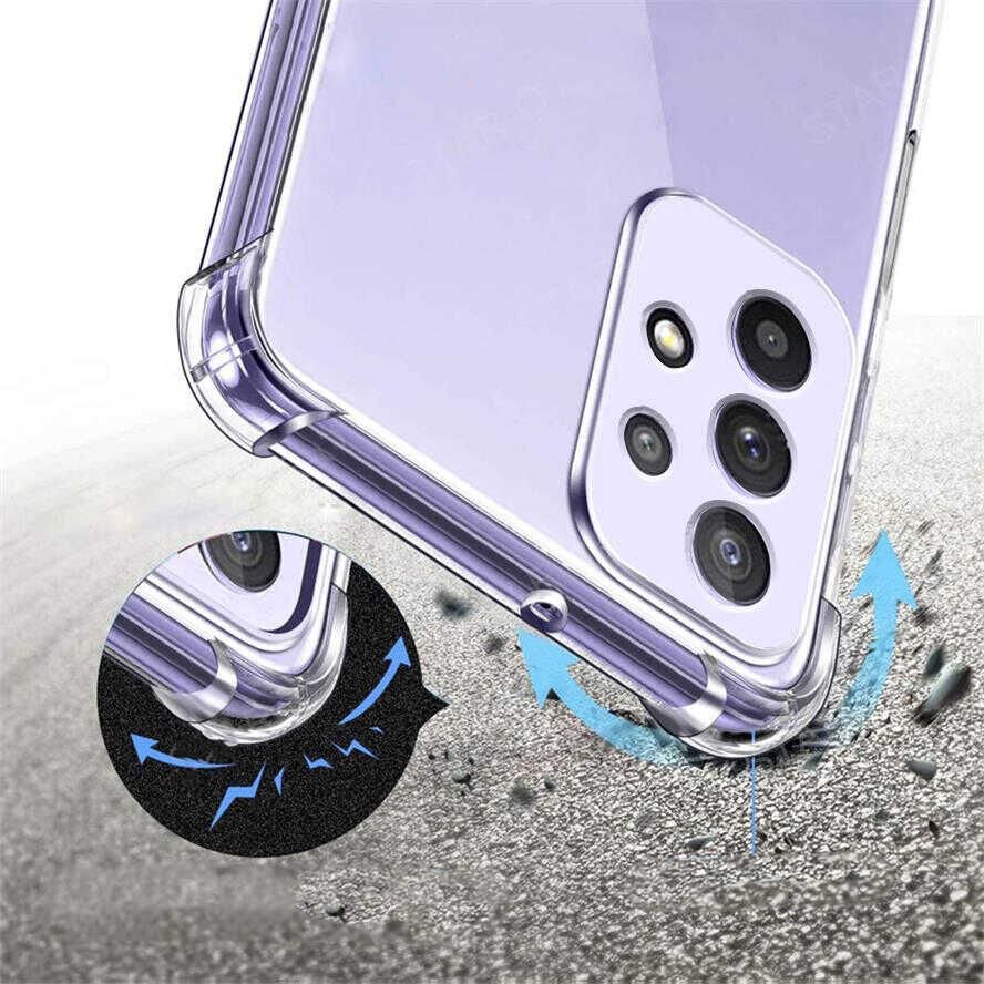 Samsung Galaxy A53 5G Kılıf HEPTEKİLETİŞİM Kamera Korumalı Nitro Anti Shock Silikon